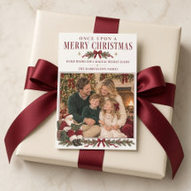 Il était une fois un Noël joyeux Famille Santa vin