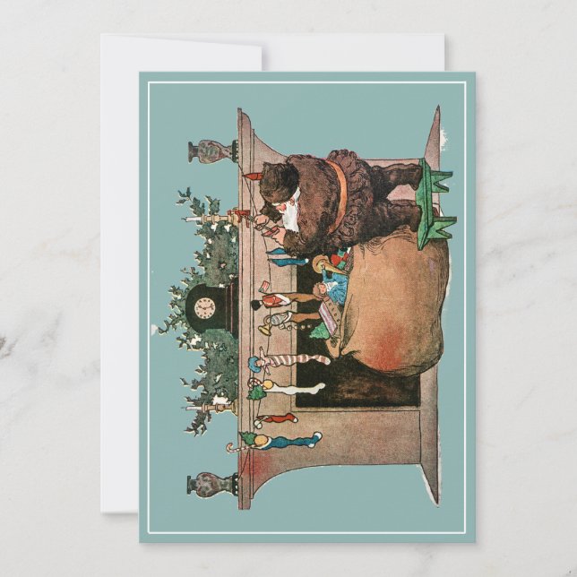 Cartes Pour Fêtes Annuelles Il ne parlait pas un mot (Devant)