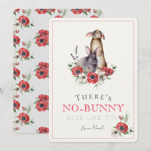 Cartes Pour Fêtes Annuelles Il n'y a pas de lapin d'autres comme vous la Saint