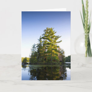 Cartes Pour Fêtes Annuelles Île sur le lac Long Pond