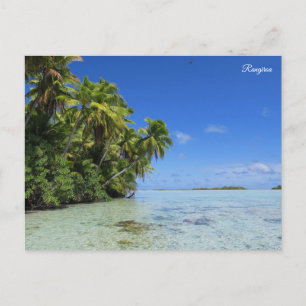Cartes Pour Fêtes Annuelles Île tropicale de Rangiroa