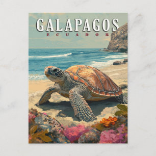 Cartes Pour Fêtes Annuelles Îles Galapagos Tortue géante Voyage
