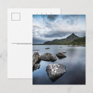 Cartes Pour Fêtes Annuelles Îles Lofoten Norvège
