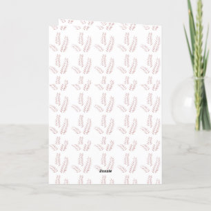 Cartes Pour Fêtes Annuelles Illustration botanique vintage - Art floral élégan