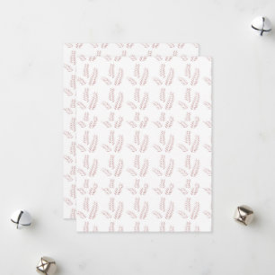 Cartes Pour Fêtes Annuelles Illustration botanique vintage - Art floral élégan