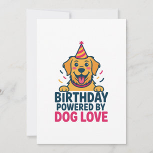 Cartes Pour Fêtes Annuelles Illustration d'anniversaire propulsé par l'amour d
