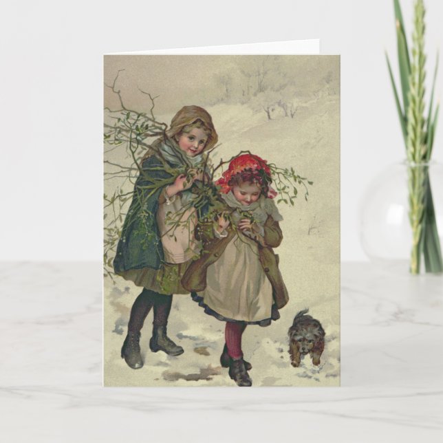 Cartes Pour Fêtes Annuelles Illustration de Christmas Tree Fairy, pub. 1886 (Devant)