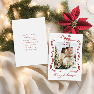 Cartes Pour Fêtes Annuelles Illustration de ruban rouge Photo