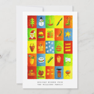 Cartes Pour Fêtes Annuelles Illustration de thème de Noël Joyeuses Fêtes Photo