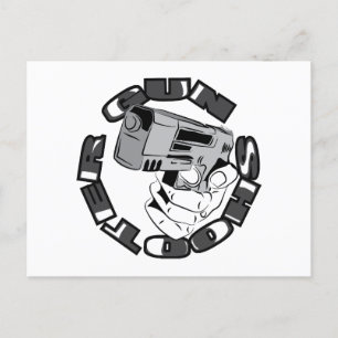 Cartes Pour Fêtes Annuelles Illustration de tir d'arme