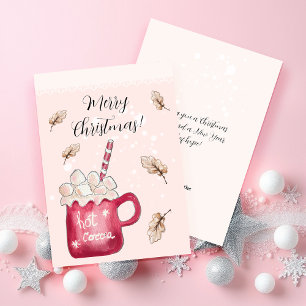 Cartes Pour Fêtes Annuelles Illustration de vacances au cacao chaud