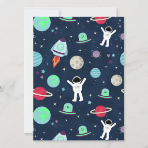 Cartes Pour Fêtes Annuelles Illustration du Motif spatial