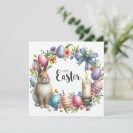 Cartes Pour Fêtes Annuelles Illustration Festive Bunny de Pâques
