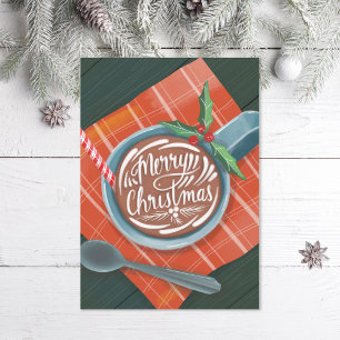 Cartes Pour Fêtes Annuelles Illustration Hot Cocoa Joyeux Noël
