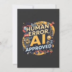 Cartes Pour Fêtes Annuelles Illustration Technologique Approuvée par l'IA pour