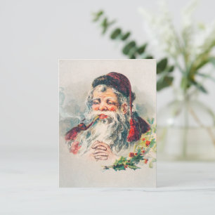 Cartes Pour Fêtes Annuelles Illustration vintage du Père Noël