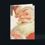 Cartes Pour Fêtes Annuelles Illustration vintage Père Noël<br><div class="desc">Illustration vintage du Père Noël. Le Père Noël, aussi connu sous le nom de Saint Nicolas, Père Noël et tout simplement "Père Noël", est une figure d'origine légendaire, mythique, historique et folklorique qui, dans de nombreuses cultures occidentales, est dit apporter des cadeaux aux maisons des bons enfants pendant la fin...</div>