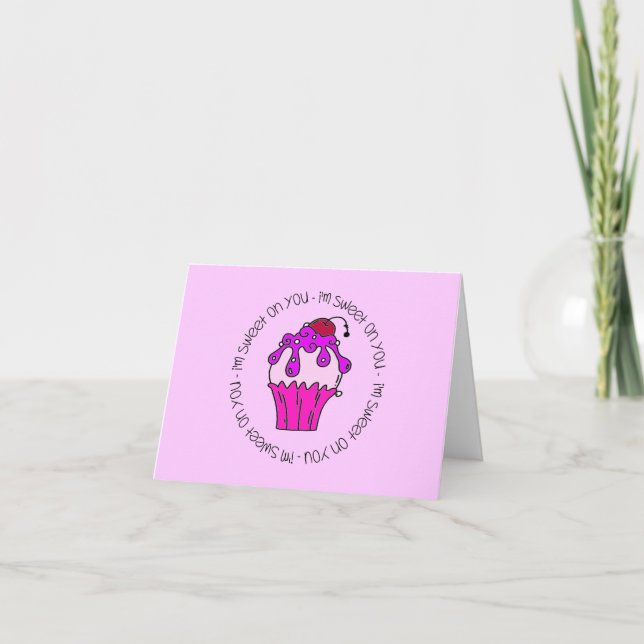 Cartes Pour Fêtes Annuelles I'm Sweet on You Valentine (Devant)