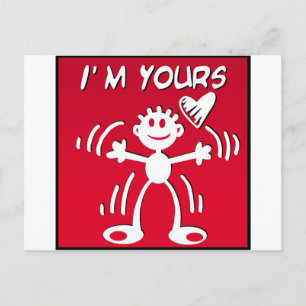 Cartes Pour Fêtes Annuelles I'm yours - valentine stick
