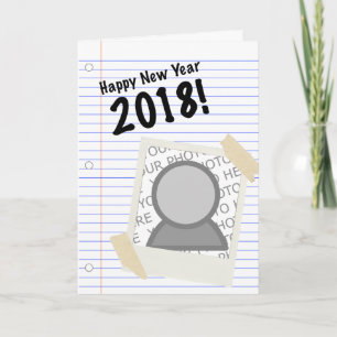 Cartes Pour Fêtes Annuelles Image de carnet Bonne Année 2018