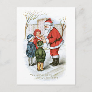 Cartes Pour Fêtes Annuelles Image de Noël Vintage
