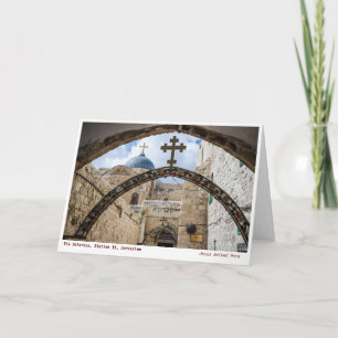 Cartes Pour Fêtes Annuelles Image de Terre Sainte : Via Dolorosa, Vieille Vill