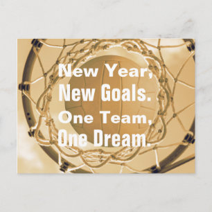 Cartes Pour Fêtes Annuelles Image inspirée de thème de net-ball avec la