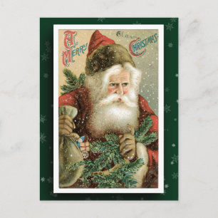 Cartes Pour Fêtes Annuelles Image vintage du Père Noël