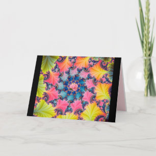 Cartes Pour Fêtes Annuelles Imaginaire de fractale (carte)