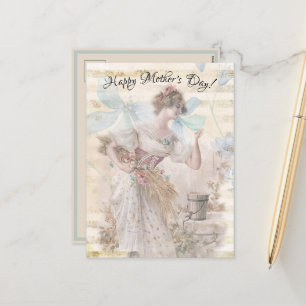 Cartes Pour Fêtes Annuelles Imaginaire en état de troubles Femme Rassembler Fl