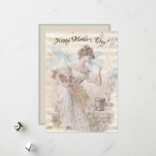 Cartes Pour Fêtes Annuelles Imaginaire en état de troubles Femme Rassembler Fl