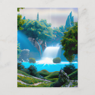 Cartes Pour Fêtes Annuelles Imaginaire Lake