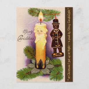 Cartes Pour Fêtes Annuelles IMAGINAIRE vintage "BÉBÉ FACE CANDLE" ORNAMENT