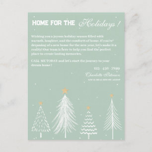 Cartes Pour Fêtes Annuelles Immobilier saisonnier de Noël personnalisé en hive