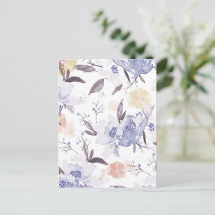 Cartes Pour Fêtes Annuelles Impression florale vintage 1
