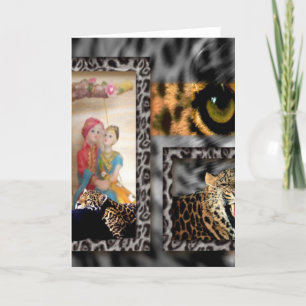 Cartes Pour Fêtes Annuelles Impression Tiger & Couple Art