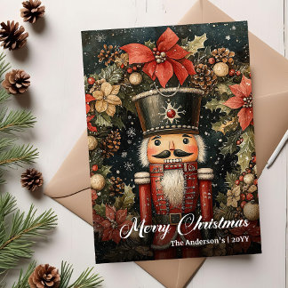 Cartes Pour Fêtes Annuelles Imprimable nostalgique tendance de casse-noisette