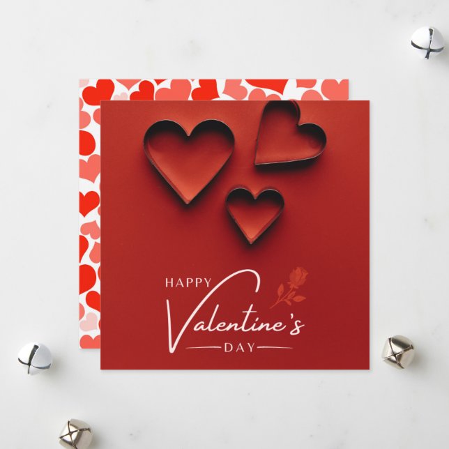Cartes Pour Fêtes Annuelles Imprimantes gratuites pour la Saint Valentin pour  (Devant/Arrière en situation)