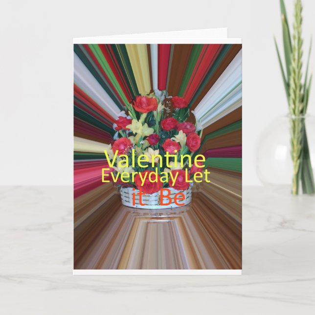 Cartes Pour Fêtes Annuelles Imprimer Saint-Valentin (Devant)