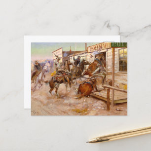 Cartes Pour Fêtes Annuelles In Without Knoking par Charles Marion Russell