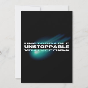 Cartes Pour Fêtes Annuelles Inarrêtable, Motivationnelle, Inspirationnelle
