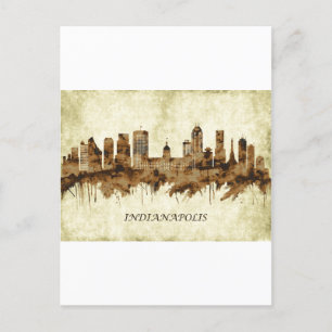 Cartes Pour Fêtes Annuelles Indianapolis Indiana Cityscape