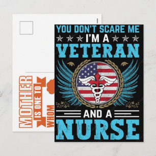Cartes Pour Fêtes Annuelles Infirmière vétéran 4 juillet design USA