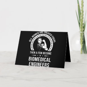 Cartes Pour Fêtes Annuelles Ingénieur Biomédical Pour Femmes Ingénieur Biomédi