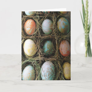 CARTES POUR FÊTES ANNUELLES INGTIME, FLEURS, SOLEIL ET "PÂQUES"