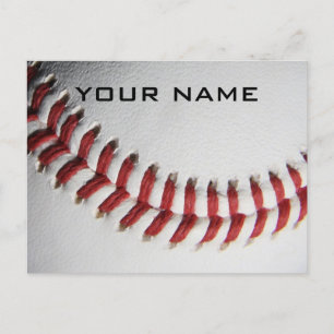 Cartes Pour Fêtes Annuelles Inspiration Baseball Ajouter Votre Nom