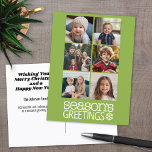 Cartes Pour Fêtes Annuelles Instagram 6 photo collage - arrière - plan de chau<br><div class="desc">BONNES FÊTES ! Un design simple et moderne qui met en valeur vos photos. Si vous avez des problèmes avec votre image ou texte,  cliquez sur le bouton personnaliser et vous pourrez déplacer les choses et apporter des changements.</div>