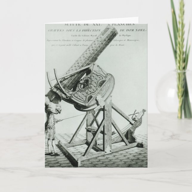 Cartes Pour Fêtes Annuelles Instruments d'optique' de Dom Noel (Devant)