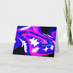 Cartes Pour Fêtes Annuelles Invasion céleste