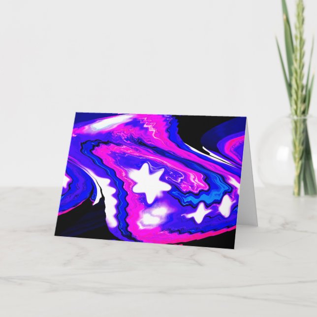 Cartes Pour Fêtes Annuelles Invasion céleste (Devant)